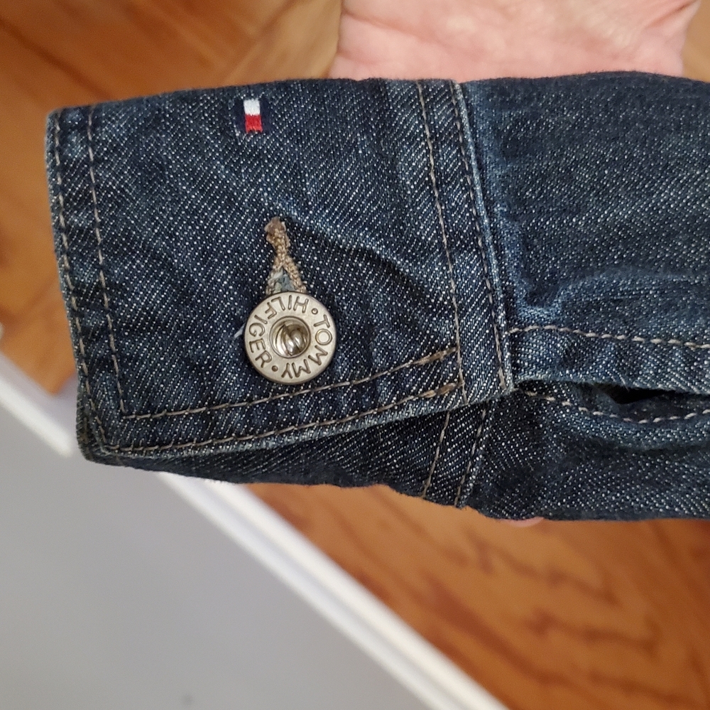 TOMMY HILFIGER Jean Jacket Sz XS Never Worn - Picture 7 of 16